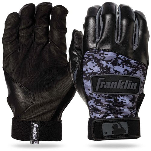 Vist Large View of Product Image Which is New Franklin Digitek Batting Gloves - Youth Small Camo Black
