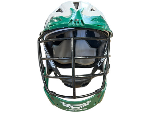Vist Large View of Product Image Which is Used Cascade CPV XS LAX HELMET Lacrosse Helmet White XS