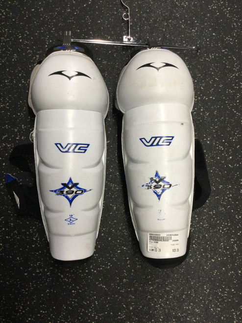 Used Vic V390 Senior Shin Guards White 13" 10589-S000400000