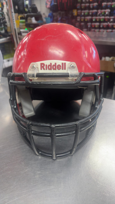 Vist Large View of Product Image Which is Used Riddell VICTOR FB Helmet Red SM