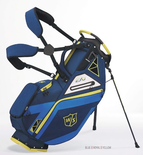 New Wilson Staff EXO Stand Bag Roy Blue/Navy/Yellow 11692-WILWG6000RO