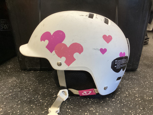 Vist Large View of Product Image Which is Used Giro Snowsport Helmet Youth White MD