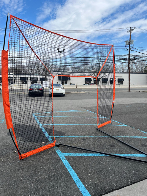 Vist Large View of Product Image Which is Used Bownet Lacrosse Goal Halo Lacrosse Barrier Net