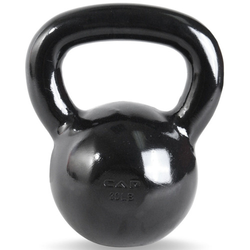 Vist Large View of Product Image Which is New CAP ENAMEL COATED CAST IRON KETTLEBELL 30LB SDK2030