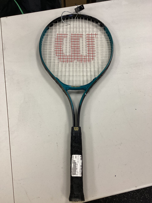 Vist Large View of Product Image Which is Used Wilson PRO STAR Adult Tennis Racquet Black 4 3/8"