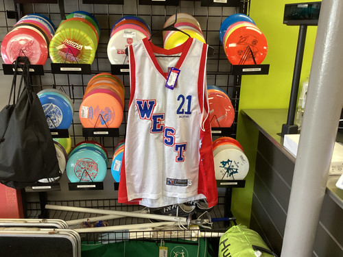 Vist Large View of Product Image Which is Used Kevin Garnett 2004 All-Star Game Basketball Adult Top White 2X