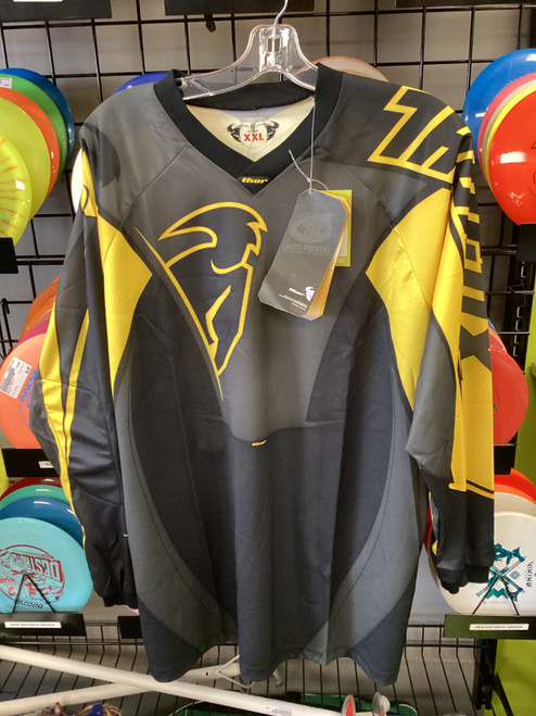 Vist Large View of Product Image Which is Used Thor Adult Top Black And Optic Yellow 2X