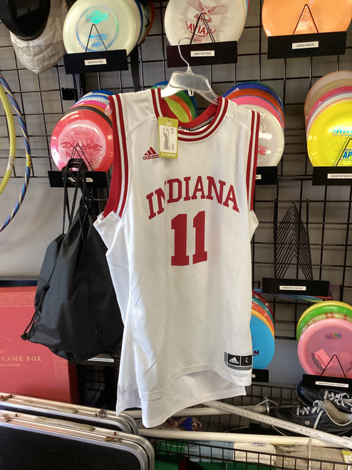 Vist Large View of Product Image Which is Used Adidas Basketball Adult Top White LG