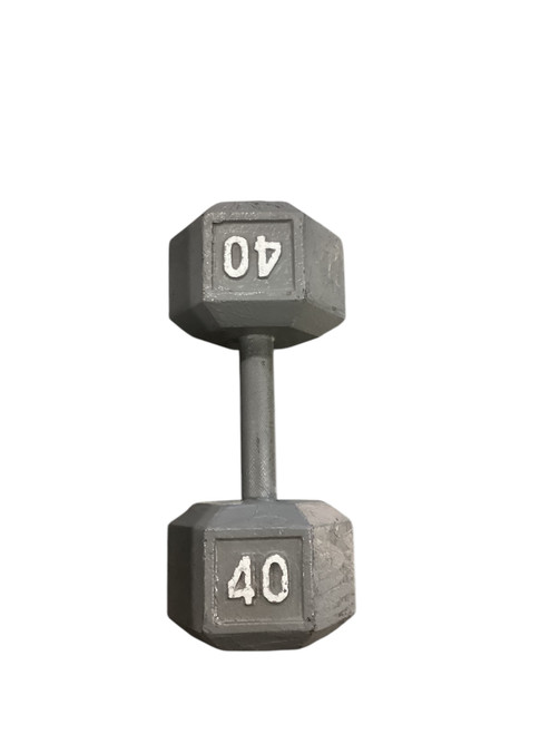 Vist Large View of Product Image Which is Used Hex Dumbbell (Each) 40 lb