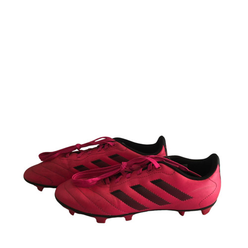 Vist Large View of Product Image Which is Used Adidas Soccer Cleats Pink Junior 05.5