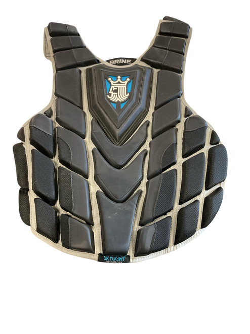 Vist Large View of Product Image Which is Used Brine CHEST Lacrosse Shoulder Pads Black Junior