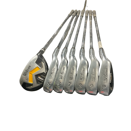 Vist Large View of Product Image Which is Used Wilson ULTRA BLK 5-PW Mens Iron Set RH 5I-PW