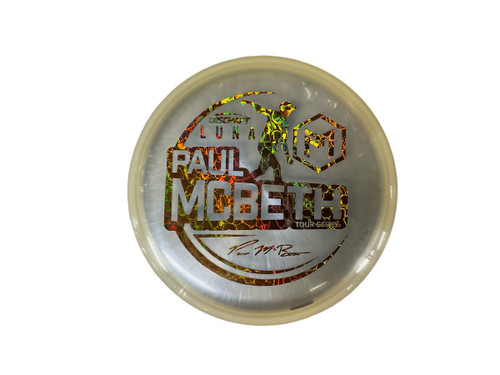 Vist Large View of Product Image Which is Used Discraft PM TS 2021 LUNA Disc Golf Putter Pink 174g