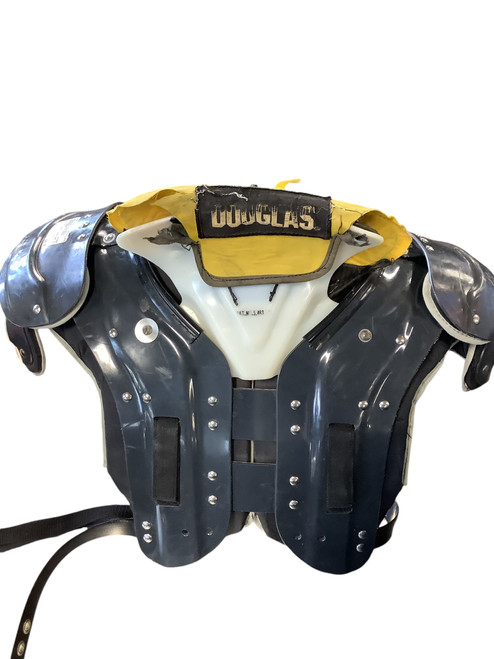 Used Douglas LEGACY FB Shoulder Pads Grey LG 11479-S000376346