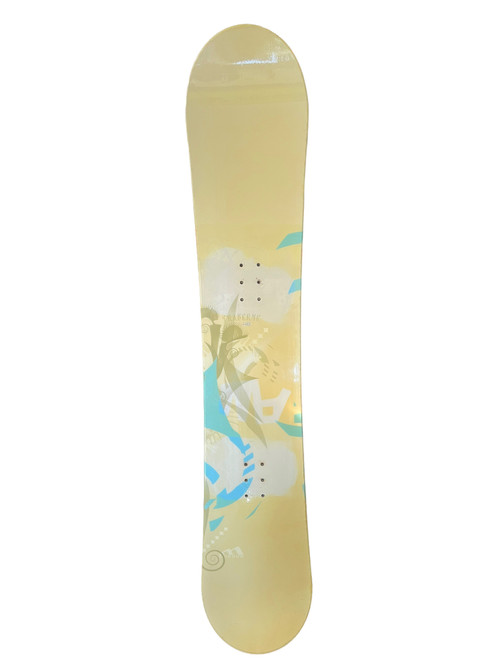 Vist Large View of Product Image Which is Used Traverse NARROW Womens Snowboard Only Yellow 148 cm