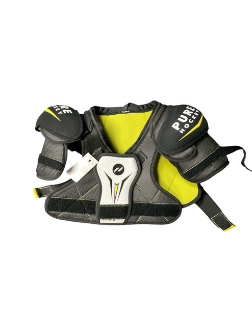 Vist Large View of Product Image Which is Used PURE HOCKEY Youth Shoulder Pads MD