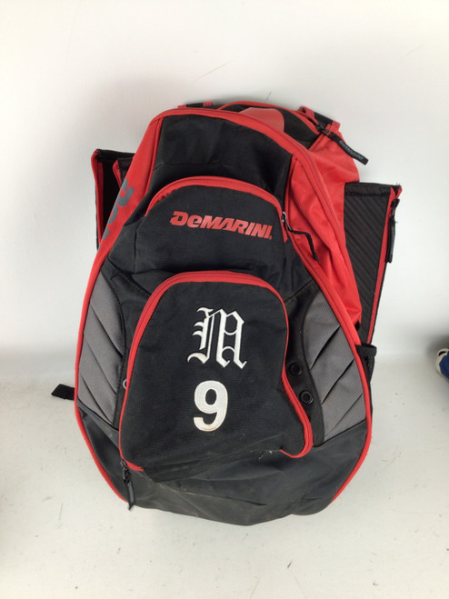 Vist Large View of Product Image Which is Used Demarini VOODOO OG BACKPACK BB/SB Player Backpack Red