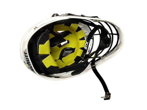 Vist Large View of Product Image Which is Used STX STALLION 100 Lacrosse Helmet White M/L 11866-S000015301