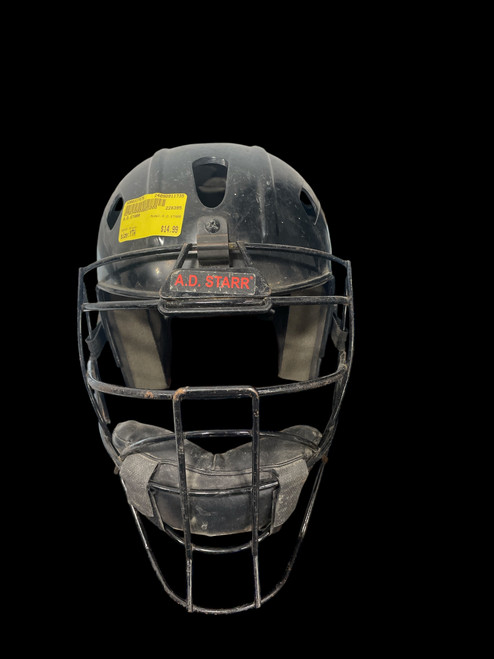 Vist Large View of Product Image Which is Used A.D.STARR Catchers helmet Black Youth