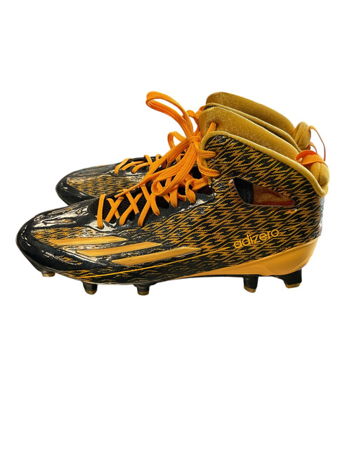 Vist Large View of Product Image Which is Used Adidas LAX Cleats Mens Orange Senior 8