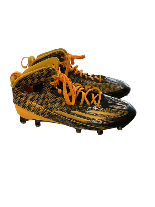 Vist Large View of Product Image Which is Used Adidas LAX Cleats Mens Orange Senior 8