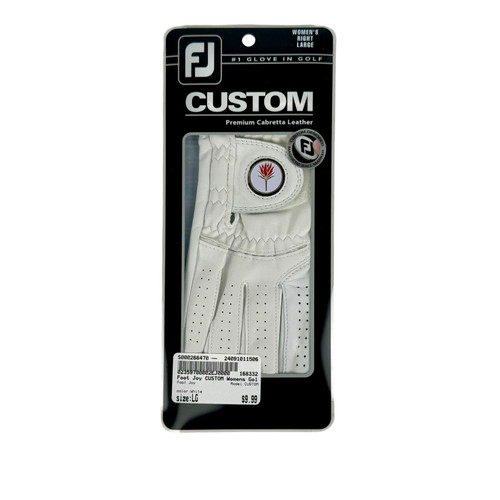 Used Foot Joy CUSTOM Women's Right Golf Glove LG New Condition 11506-S000266470