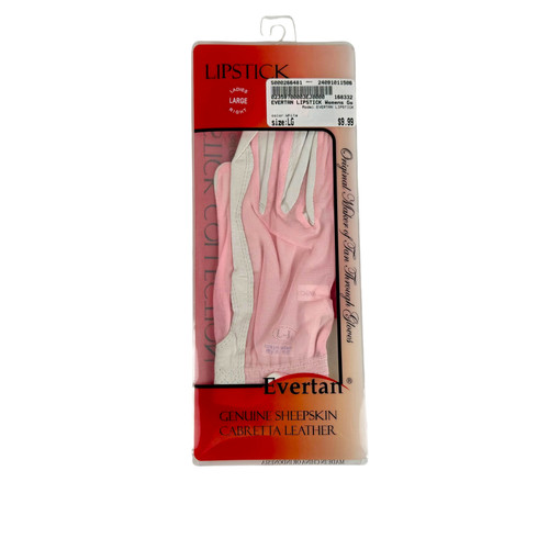 Used EVERTAN LIPSTICK Women's Right Golf Glove LG New Condition 11506-S000266481
