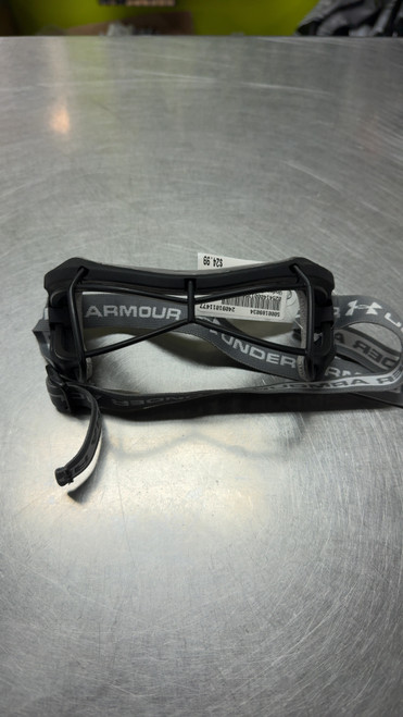Vist Large View of Product Image Which is Used Under Armour UA FH Facial Protection Black Senior