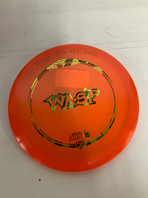 Vist Large View of Product Image Which is Used Discraft WASP Z Disc Golf Mid Range Orange