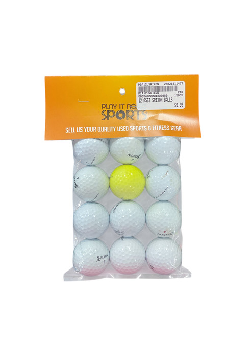 Vist Large View of Product Image Which is Refurbished 12 ASST SRIXON BALLS 11477-PIA12USRIXON