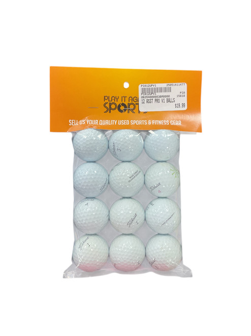 Refurbished 12 ASST PRO V1 BALLS 11477-PIA12UPV1