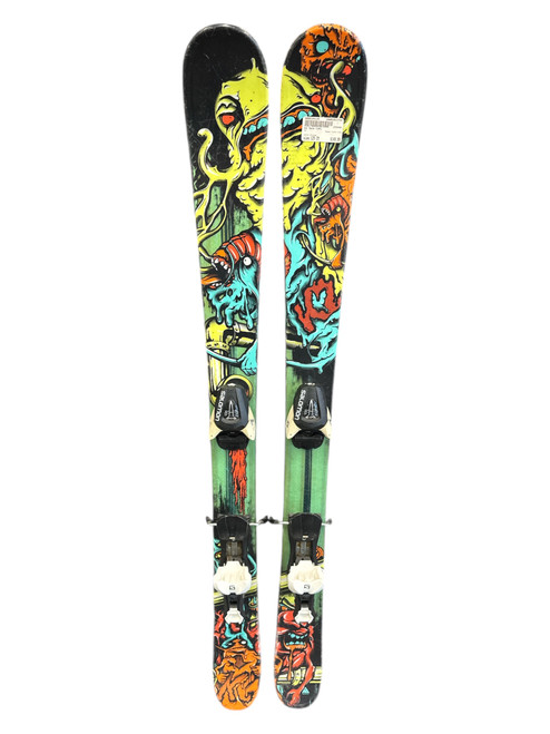 Used K2 TWIN TIPS Boys DH Ski/Binding Orange 129 cm 11732-S000345135 Vist Large View of Product Image Which is Used K2 TWIN TIPS Boys DH Ski/Binding Orange 129 cm