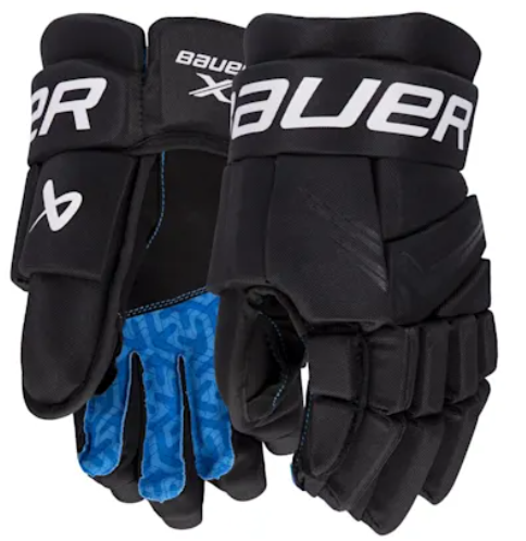 Vist Large View of Product Image Which is New Bauer BAUER X GLOVE Intermediate Gloves Black 13"