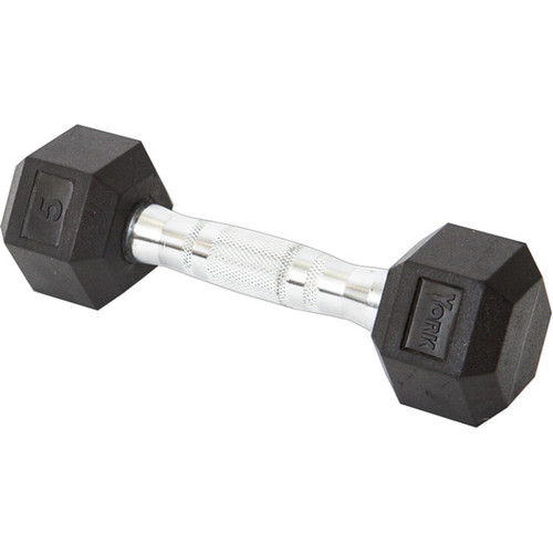 Vist Large View of Product Image Which is New York 5lbs Rubber Hex DB