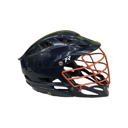 Vist Large View of Product Image Which is Used Cascade R Lacrosse Helmet Navy Blue One Size