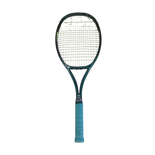 Vist Large View of Product Image Which is Used Yonex RQ-220 MID SIZE Adult Tennis Racquet Green 4 3/8"