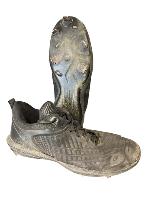 Vist Large View of Product Image Which is Used New Balance METAL BB/SB Cleats Black Senior 11