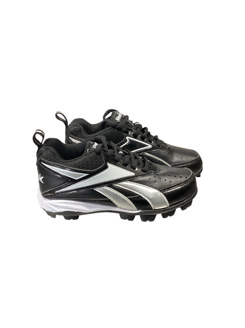 Vist Large View of Product Image Which is Used Reebok Youth FB Cleats Black Youth 12.5
