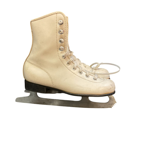 Vist Large View of Product Image Which is Used DBL BLADE SZ Y 13 Double Runner Skate White Youth 13.0