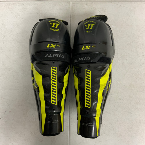 Used Warrior LX 40 Junior Shin Guards Black 12" 11762-S000054036
