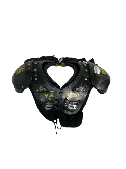 Vist Large View of Product Image Which is Used Schutt 13/14 SHOULDERPADS MED FB Shoulder Pads Black MD