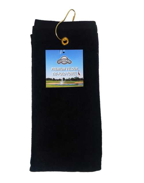 Vist Large View of Product Image Which is New TRI-FOLD TOWEL BLACK