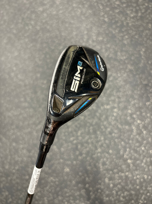 Used Taylormade SIM2 RESCUE Mens Hybrid Club LH 3 Hybrid 11726-S000241996