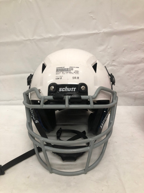 Vist Large View of Product Image Which is Used Schutt A11 FOOTBALL HELMET FB Helmet White LG 11668-S000098397