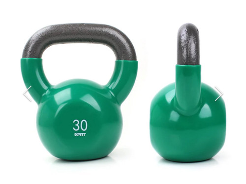 New 30LB VINYL KETTLEBELL GRN 11834-80YDF057B30