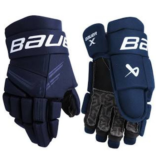 New BAUER X S24 GLOVES SR-15" 10558-BAR1063728-NAV15