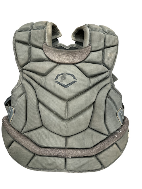 Vist Large View of Product Image Which is Used Evoshield INTER Catchers Chest Protector Black Intermed