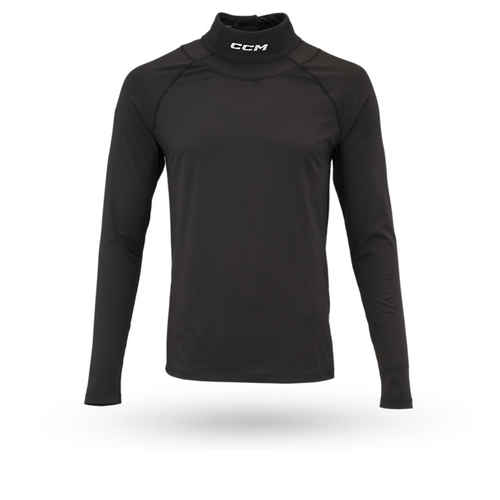 New Long Sleeve Compression Neck Guard Shirt Sr Sm 11855-CCMTNG2BA-SRS