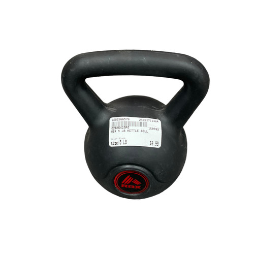 Used RBX Kettle Dumbbell (Each) Black 5 lb 11484-S000266578