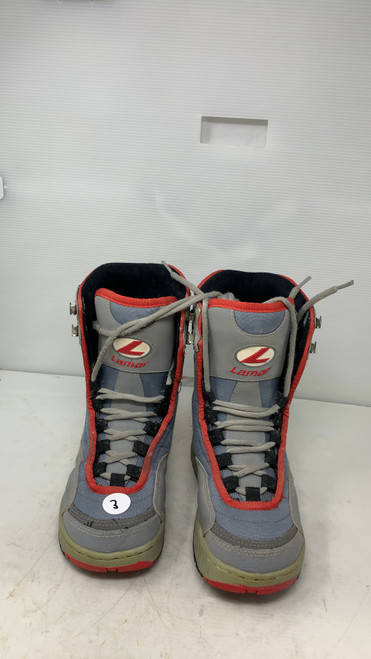 Vist Large View of Product Image Which is Used Lamar LAMAR Boys Snowboard Boots Grey Junior 03